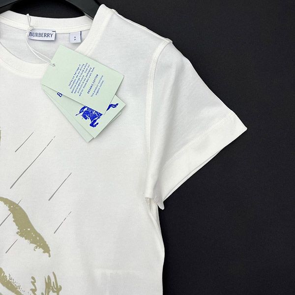 お洒落 バーバリー ボクシー スワン コットンTシャツ Baj65058